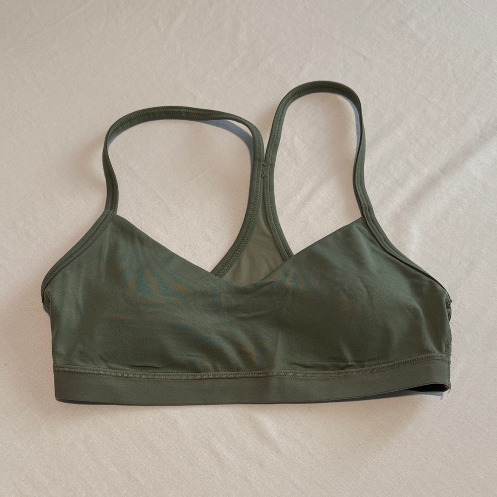 Aerie Offline Olive Green Sports Bra